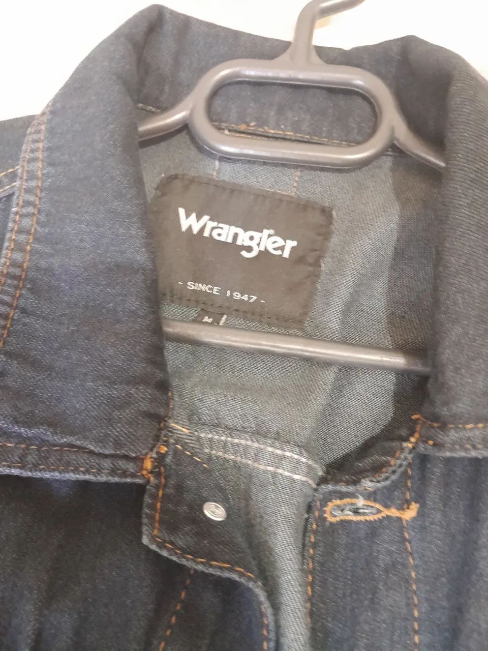 Jaqueta masculina jeans wrangler  - Foto 4
