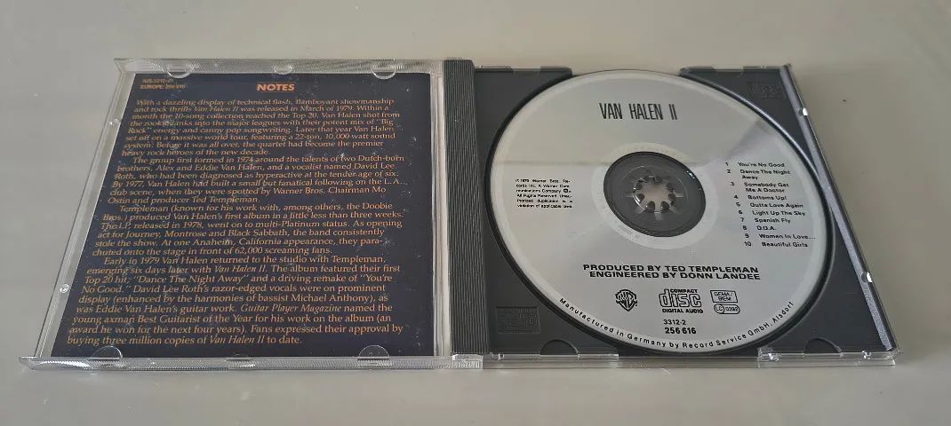 CD Van Halen II - Warner  Bross - Made in Germany - Foto 2