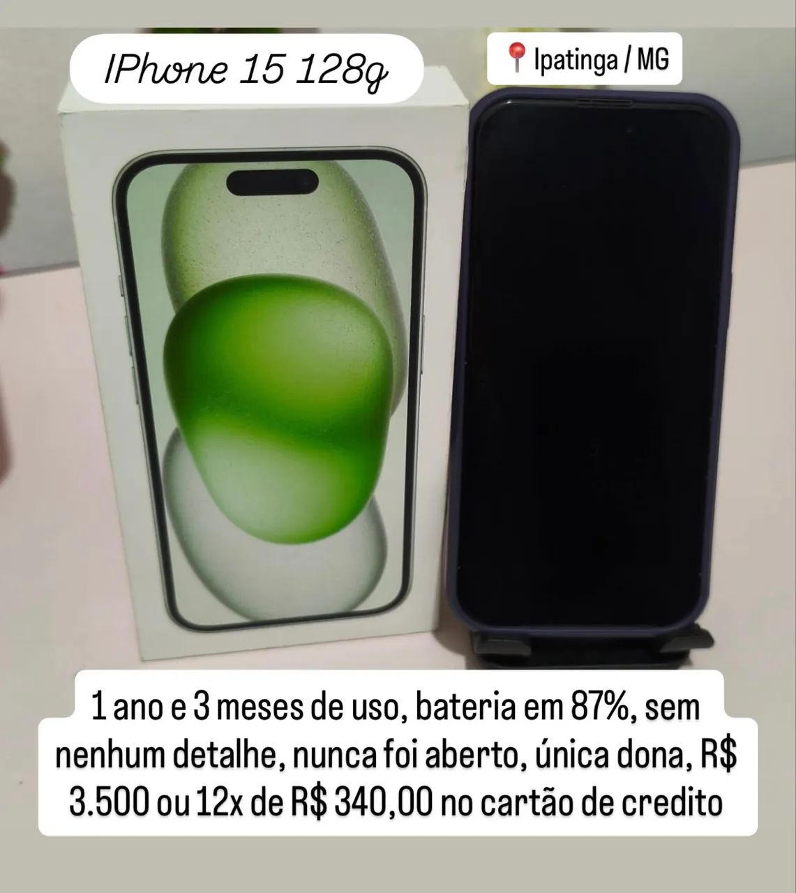 iPhone 15 | verde | 128g