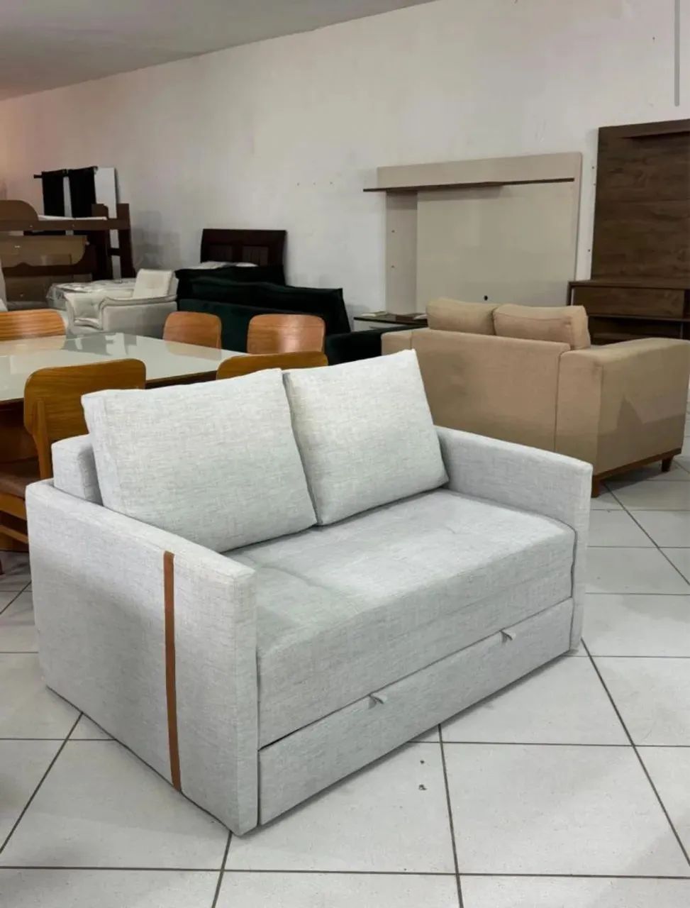 Sofá cama Dominique 140 cm - ENTREGA HOJE !!! 
