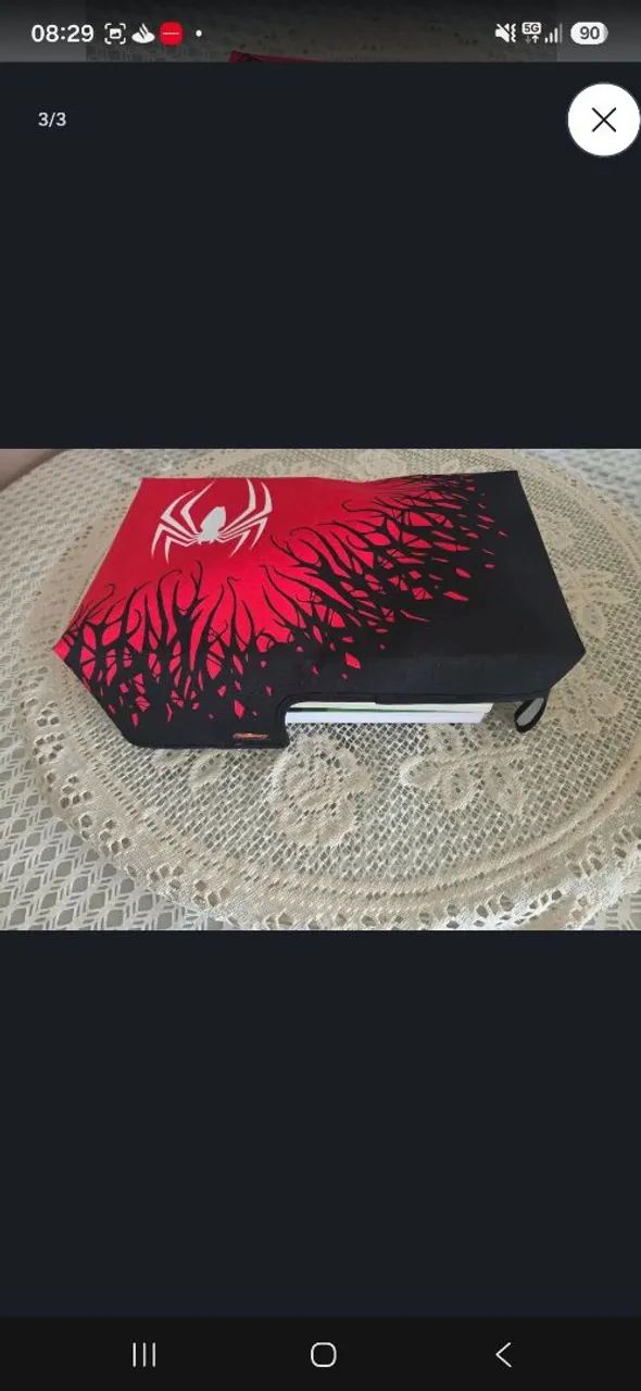 Capa proteção para console PS5 zerada