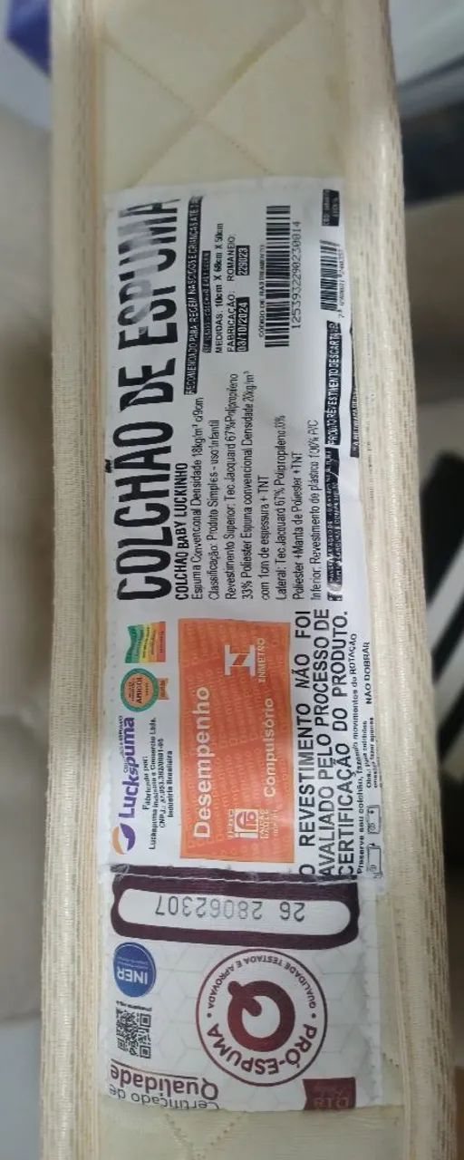Mini Colchão ( Berço evolutivo) - 68x50 Cm <br> - Foto 3