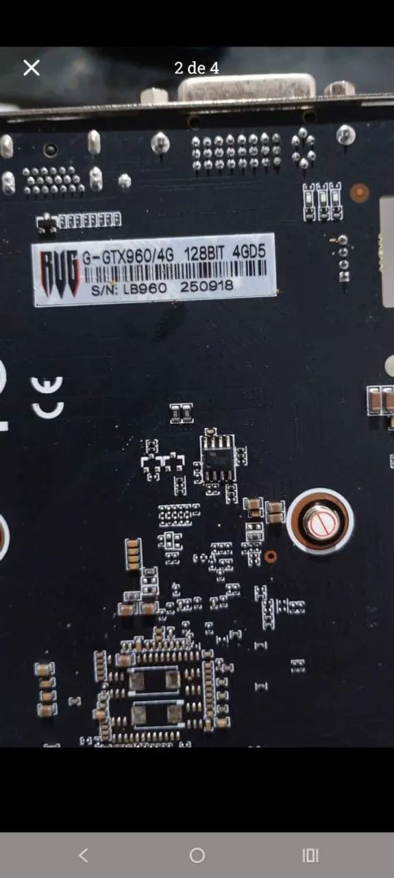Placa de vídeo GTX 960 4g 128 Bits  - Foto 2