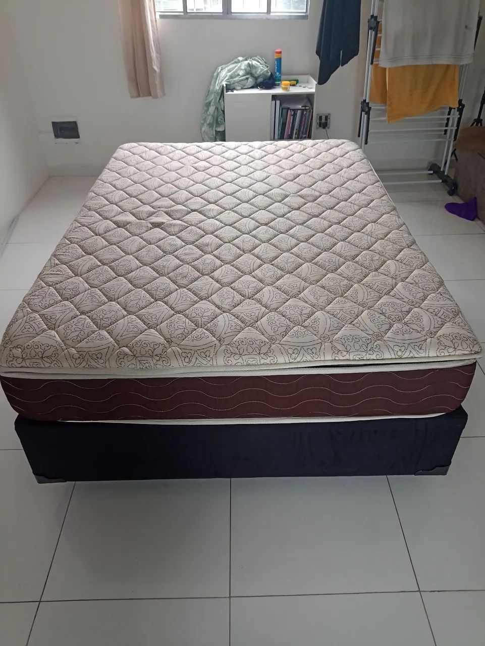 Cama Casal Completa com base e Colchão Probel  - Foto 2