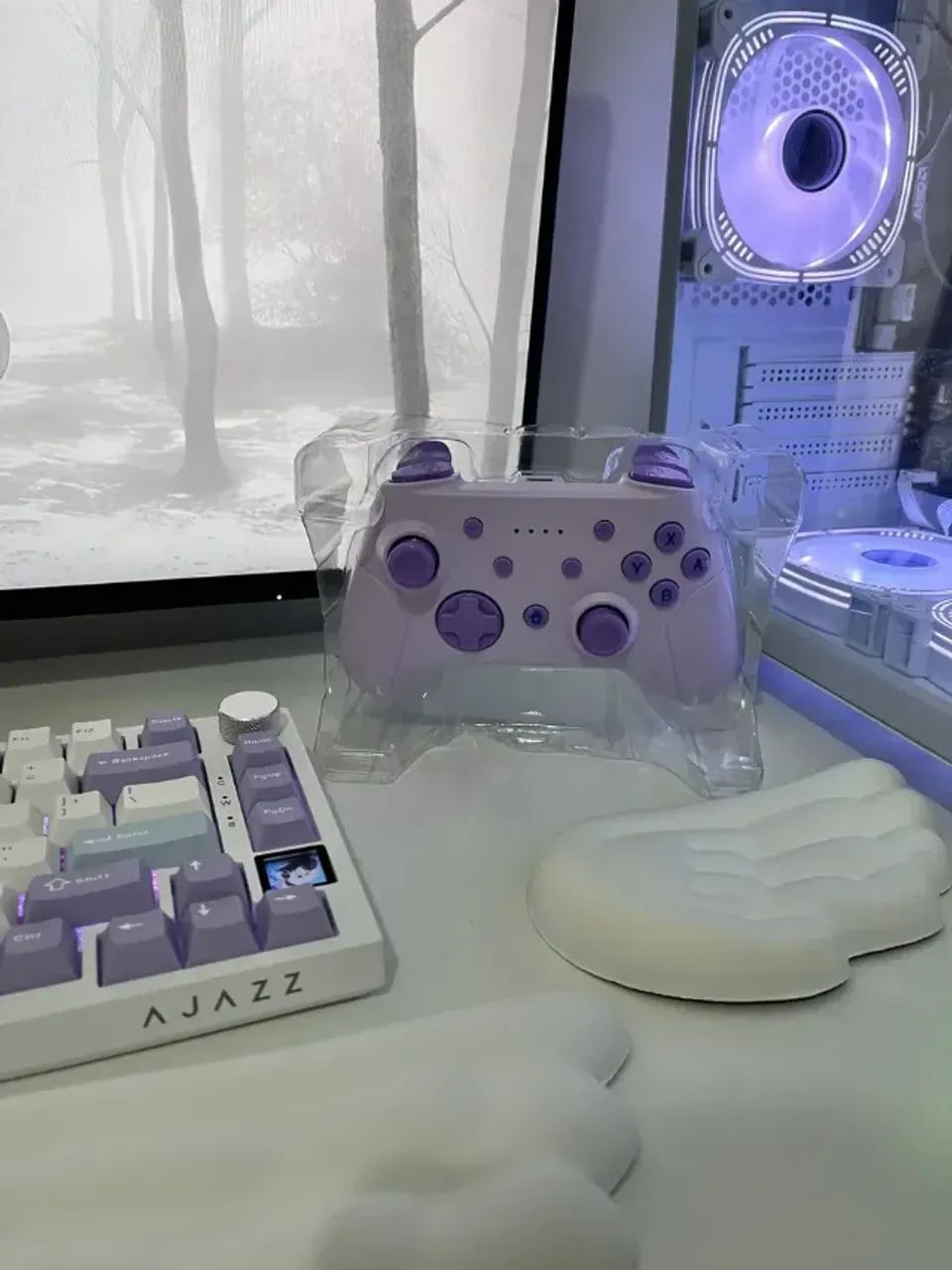 Controle Joystick 2.4g Gamepad Bluetooth Para Switch Pc Ios - Foto 3