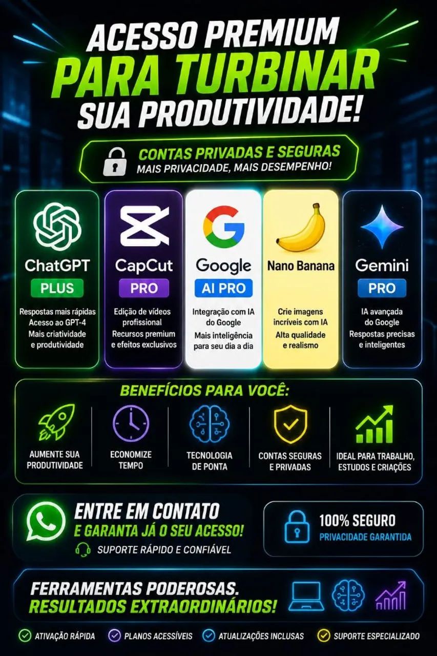 Combo I.As para seu uso pessoal 