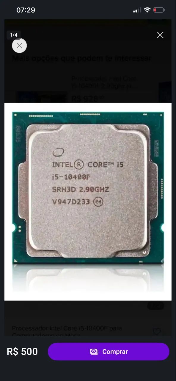 Processador i5 10400f 10 geração  - Foto 3