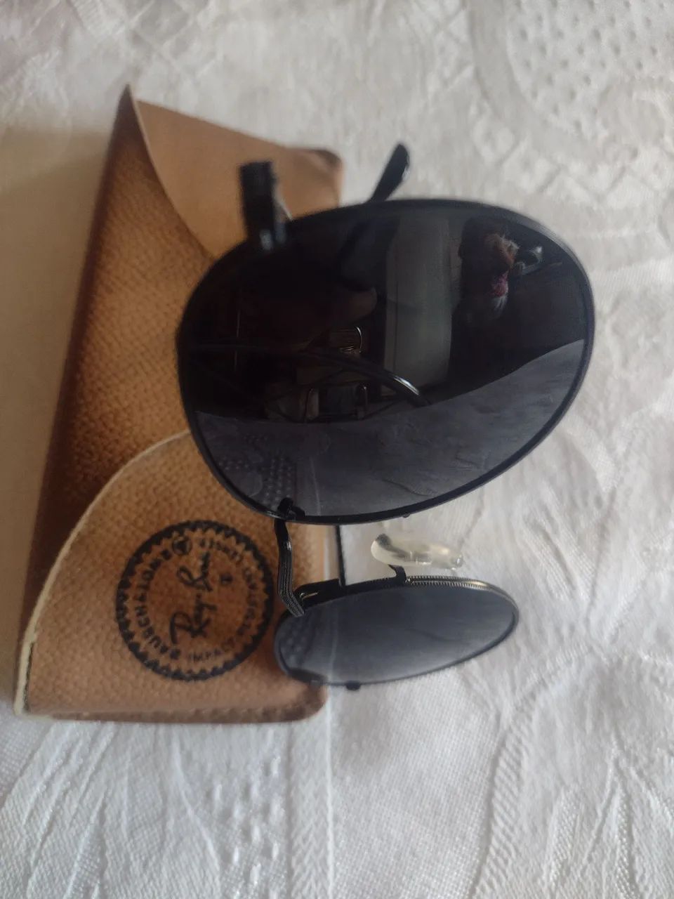 Óculos unissex Rayban original com lentes acrílicas muito leve e confortável 