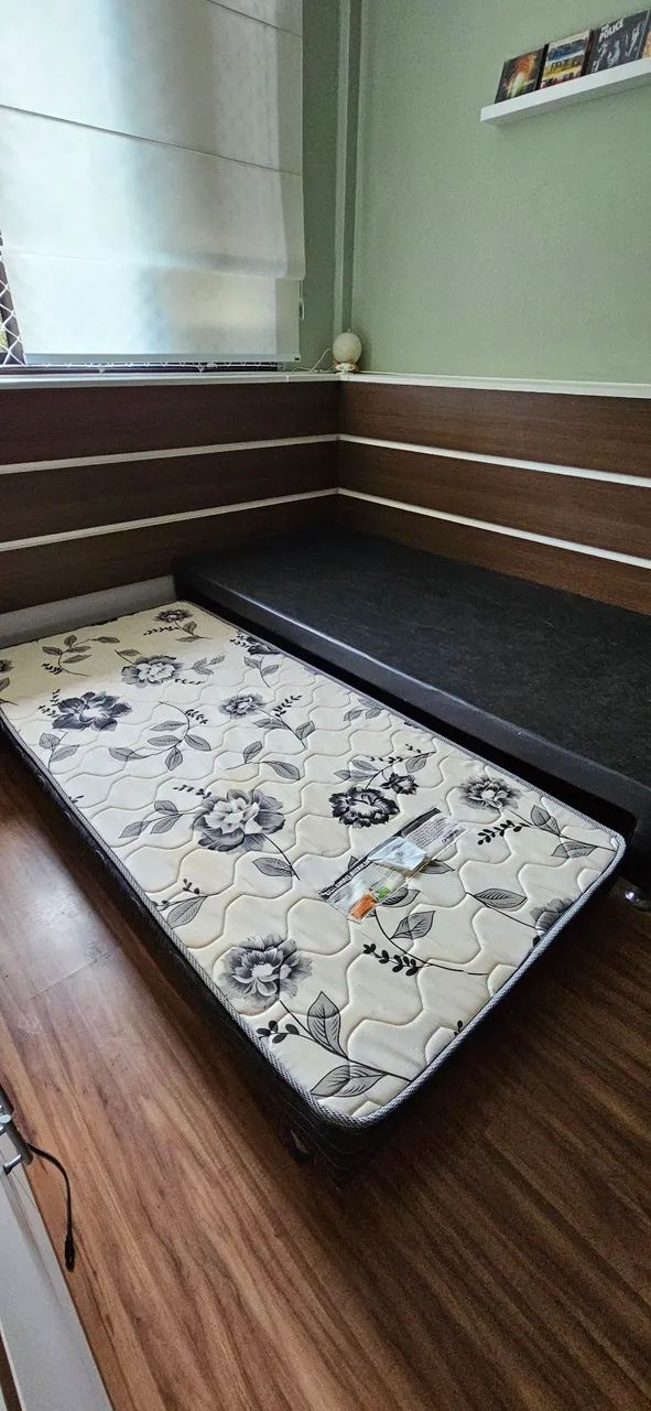 Base Cama Box Solteiro Ortobom (sem colchão) com Cama Auxiliar (Bi-cama) - Foto 4