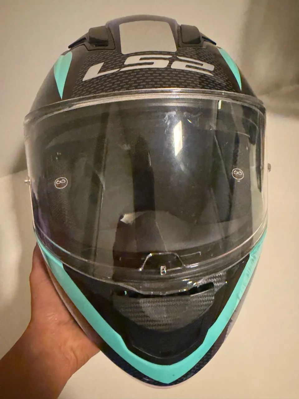 CAPACETE LS2 FF320 STREAM CROWN - SEMINOVO - Foto 5