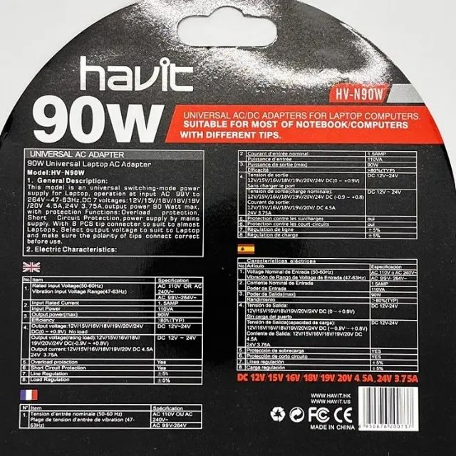 Fonte Havit 90w - Multi Voltagem 12v a 24v - Foto 4