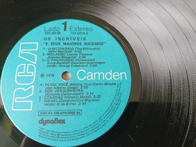 LP (Disco de vinil) Os Incríveis e seus maiores sucessos - Jovem Guarda - novíssimo! - Foto 2