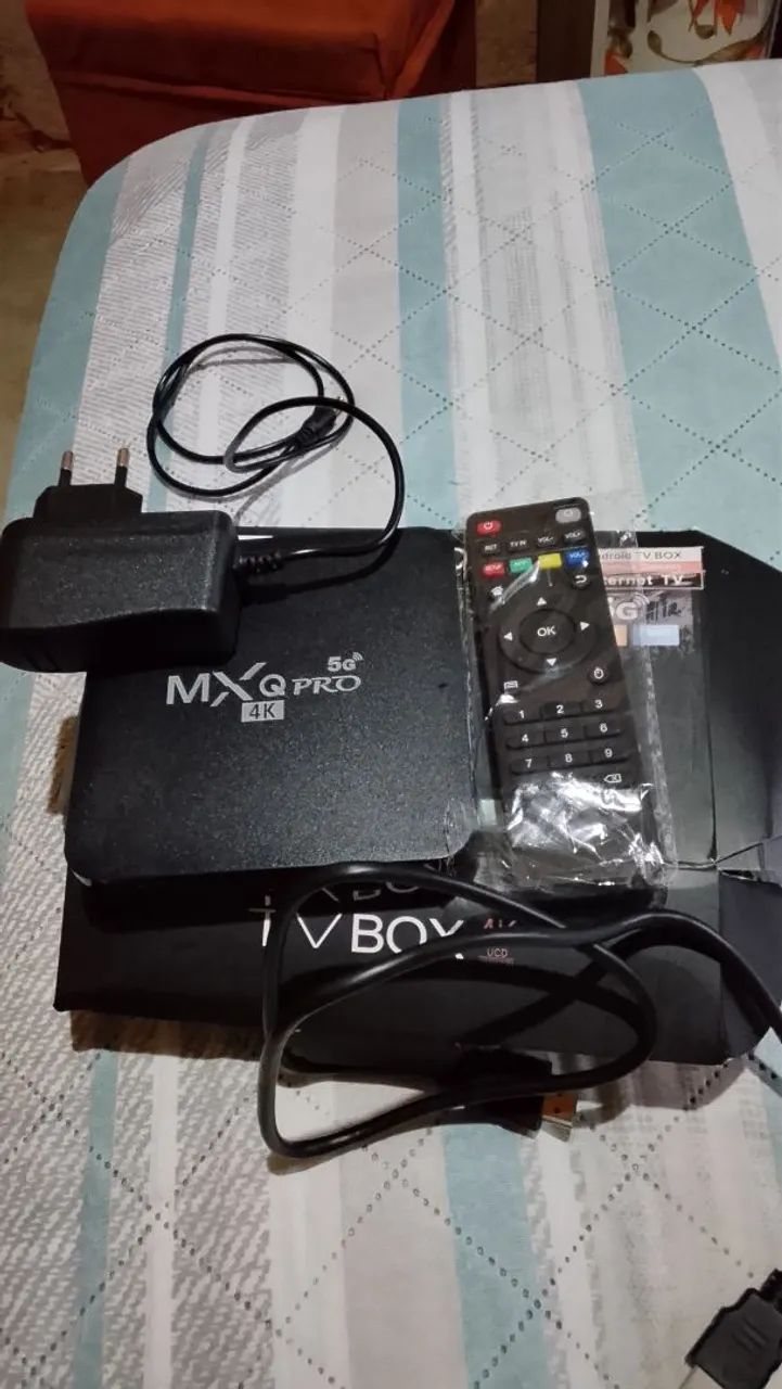 Vendo TV 55 polegadas LG com o suporte , Cel Samsung A03 e Aparelho Box novo  - Foto 5