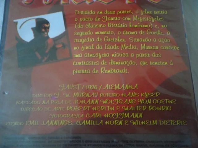 DVD Fausto Coleção Expressionismo Alemão DVD nacional e original - Foto 4