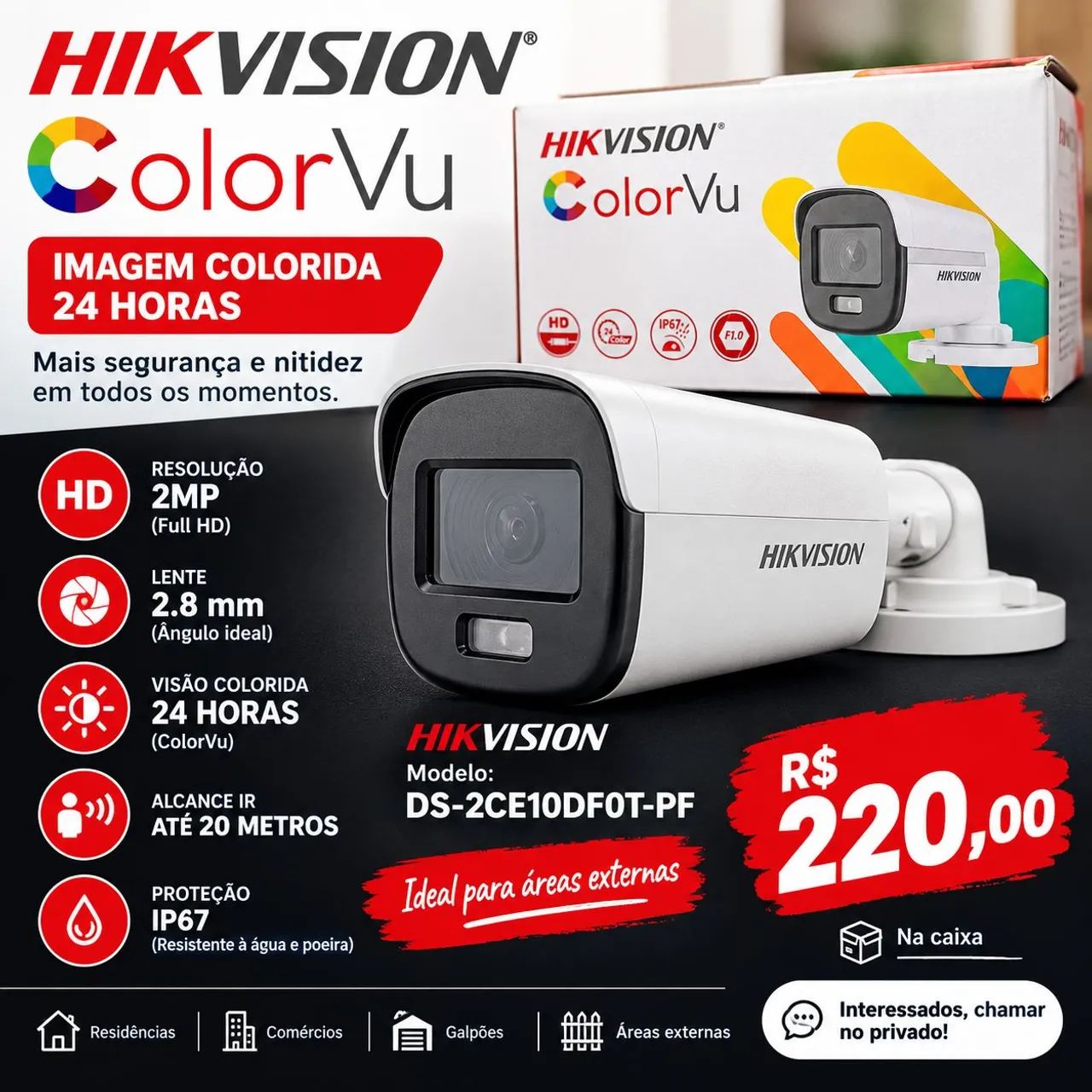 Câmera hik vision