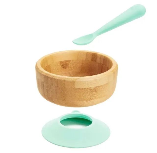 TIGELA COM VENTOSA E COLHER - BAMBU - MUNCHKIN  - Foto 2