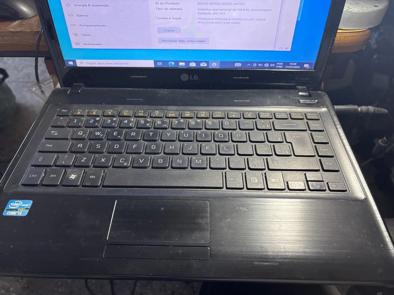Notebook  LG  5425 , processador i3  - Foto 3