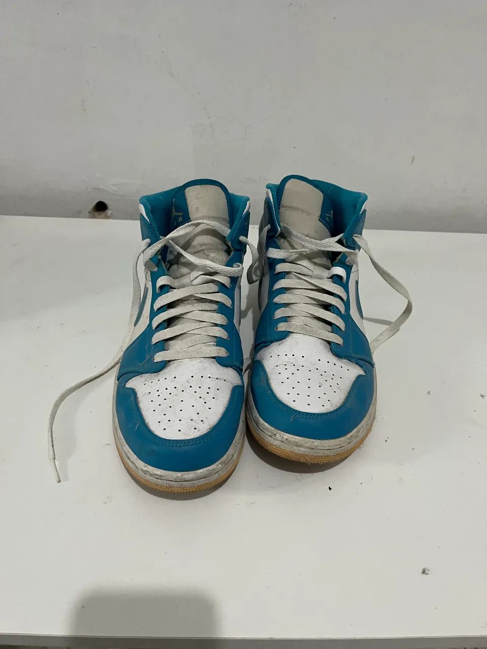 Air jordan mid azul-turquesa  - Foto 2