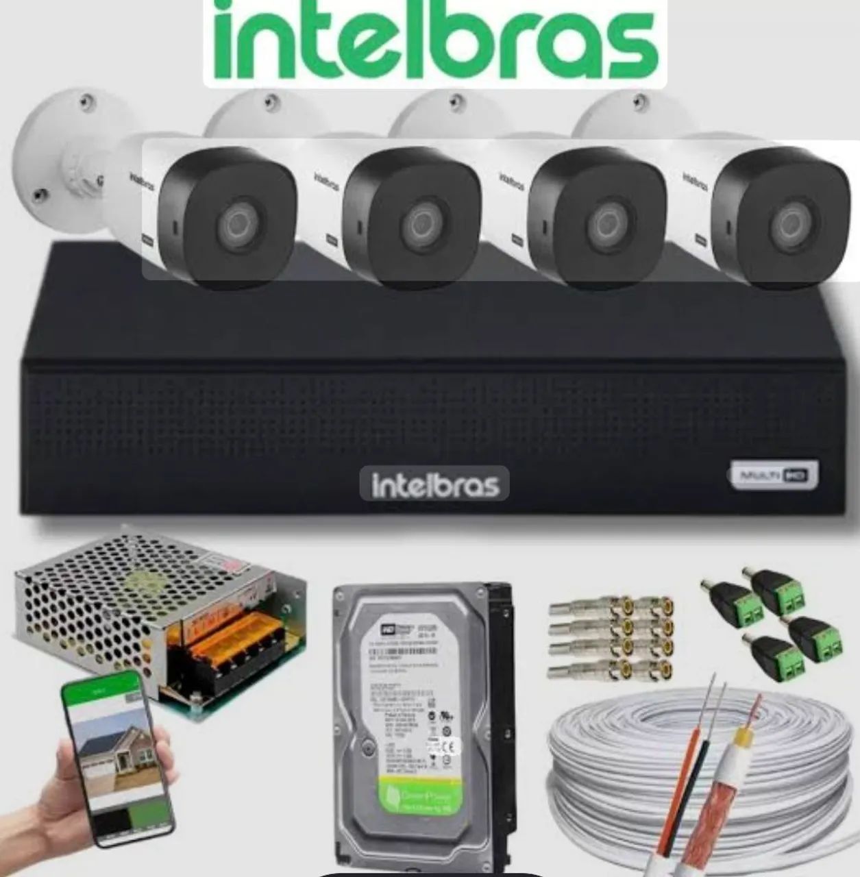 Kit 4 câmeras 