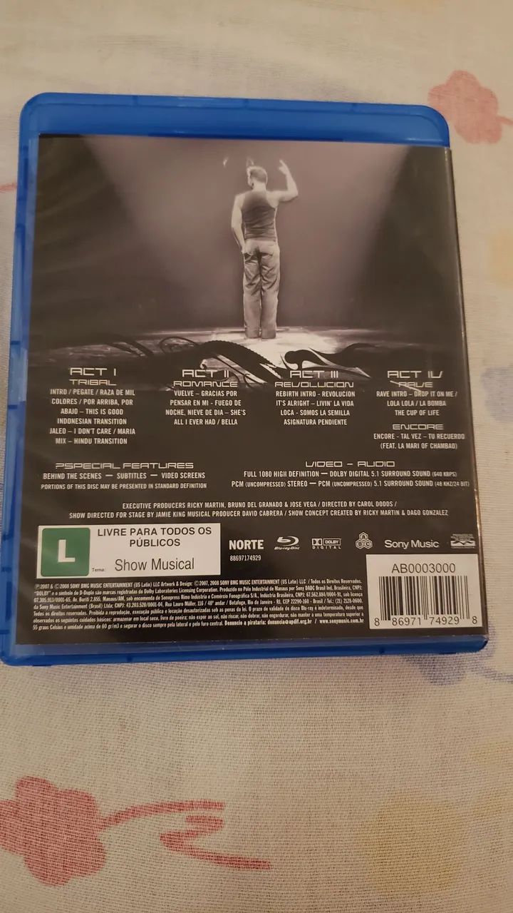 BLU RAY RICKY MARTIN - Foto 2