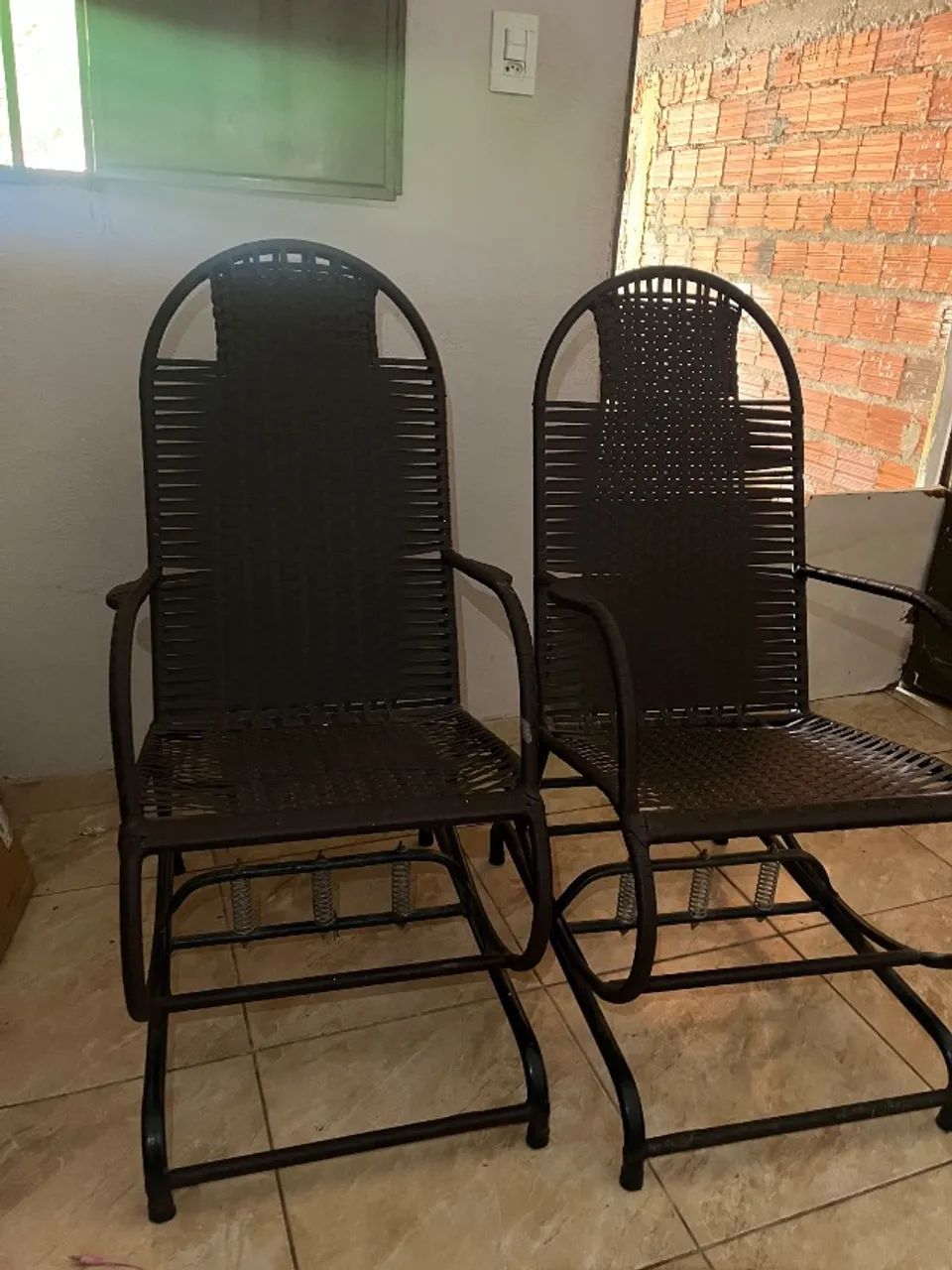 Kit cadeiras de balanço com molas - Foto 2