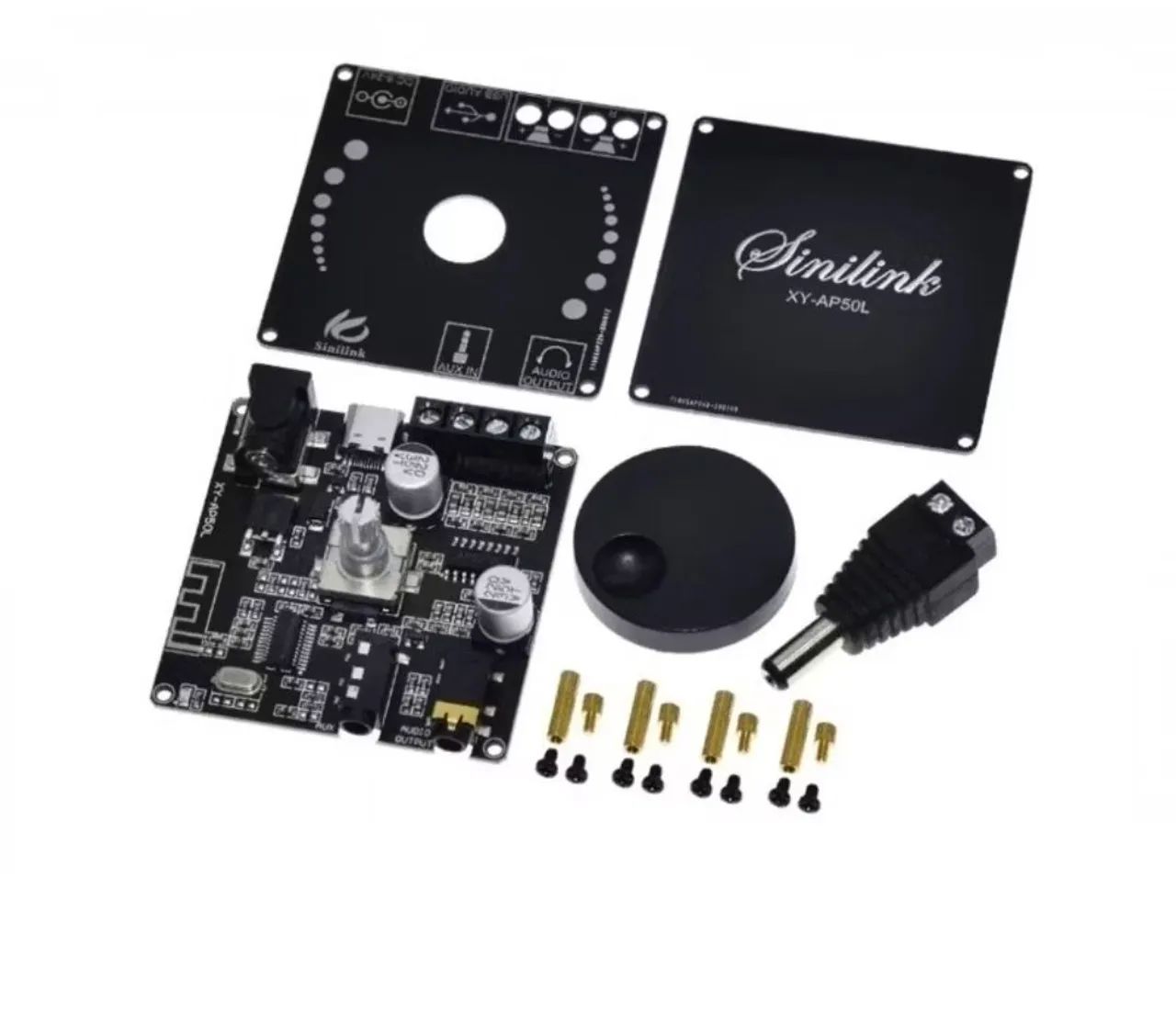 Mini amplificador 50w X2 com bluetooth e USB C - Foto 3