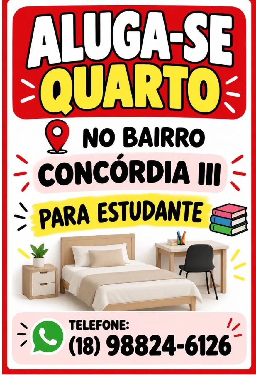 Alugo quarto 