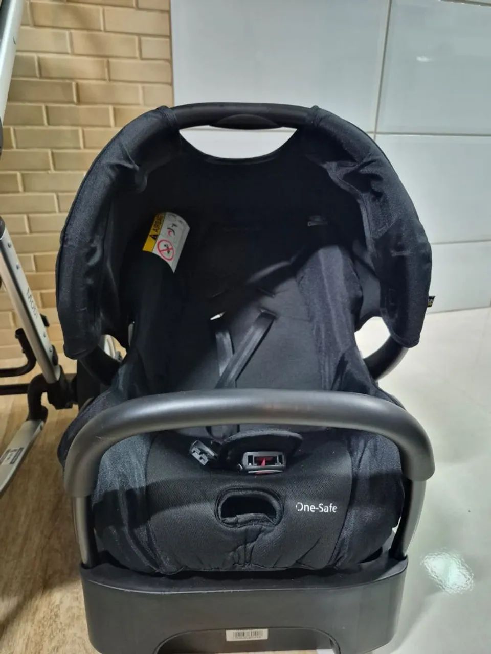 Carrinho e bebê conforto safety Mobi - Foto 4