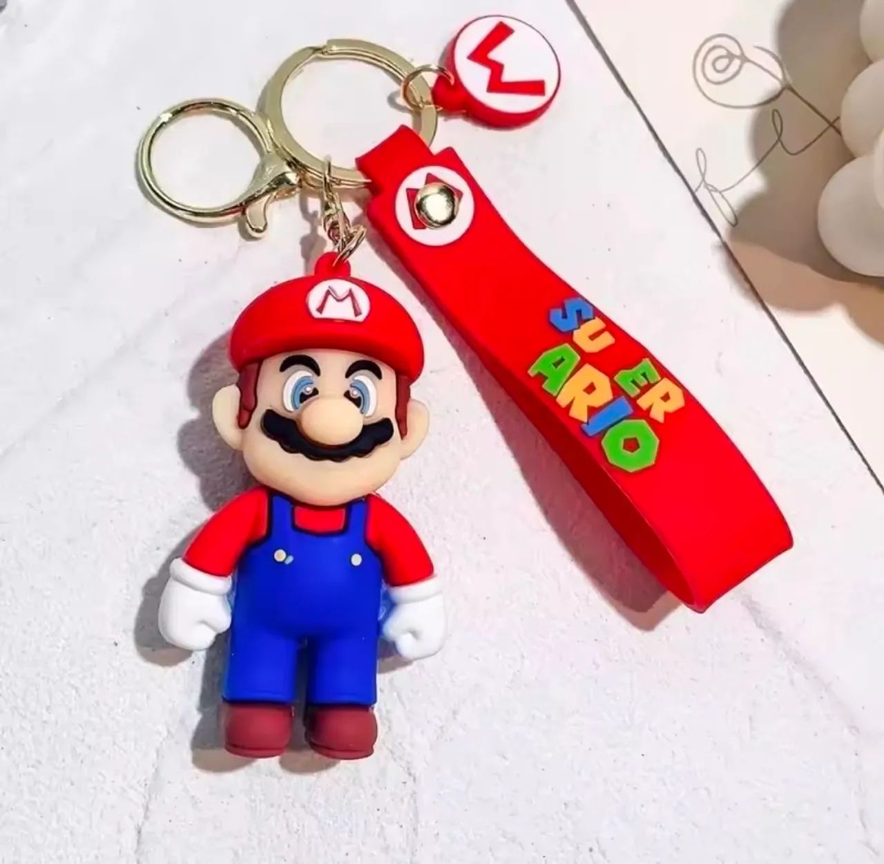 Coleção de 6 Chaveiros Super Mario Lacrados (Envio OLX Pay)