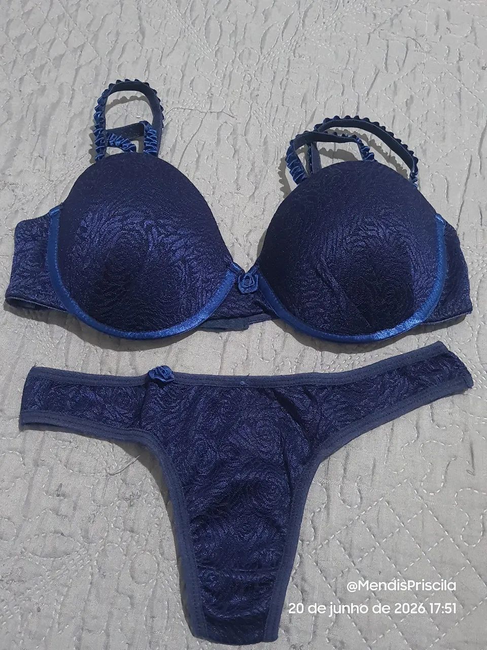 Lingerie Azul Marinho