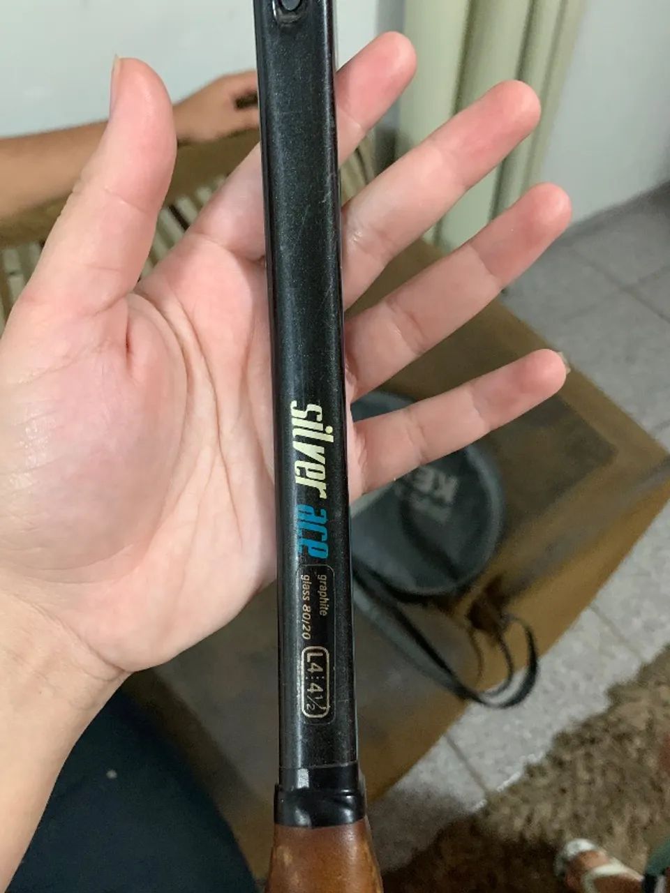 Raquete de Tênis Vintage ProKennex Silver Ace (Graphite/Glass) - Cabo L4 - Foto 3