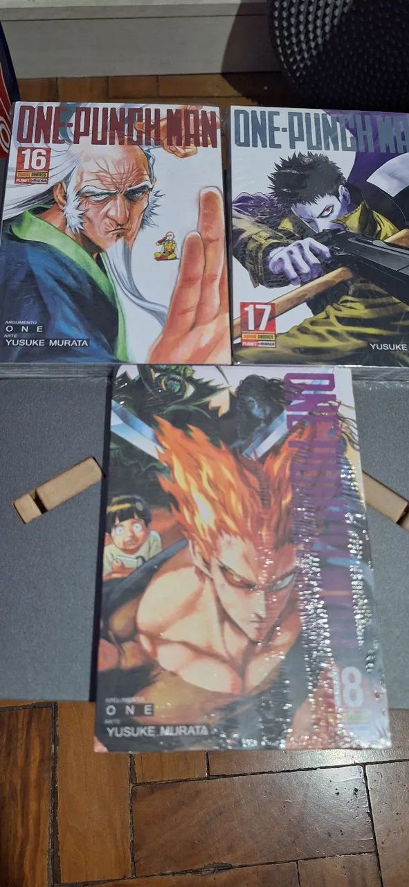 Mangá One-Punch Man Vols 16 ao 18