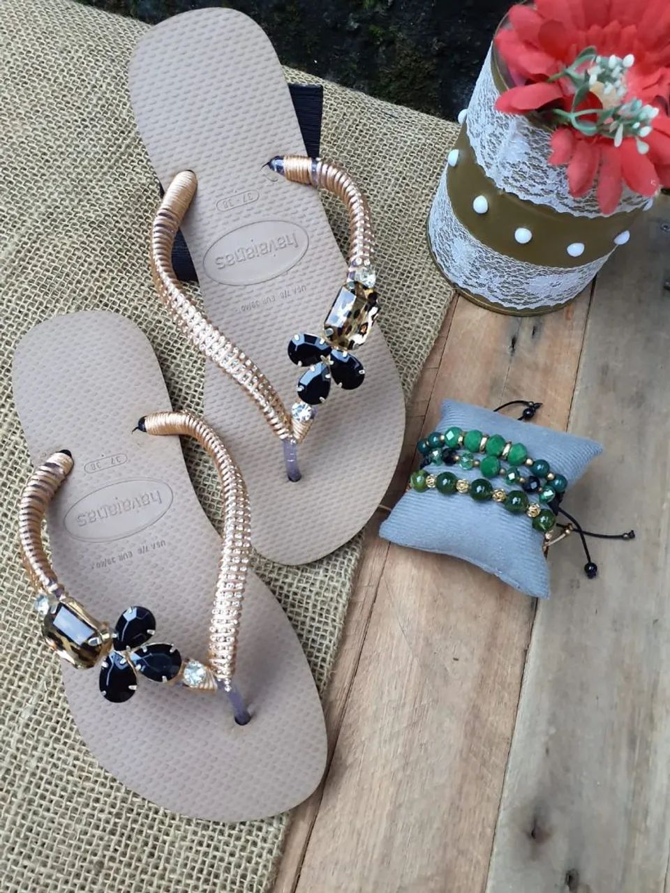 Havaianas decoradas  - Foto 3