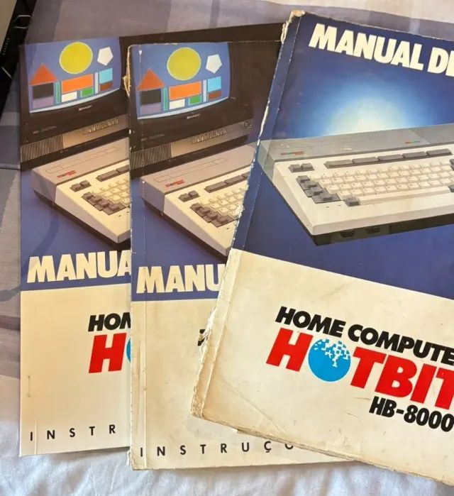 Sharp Epcom HotBit HB-8000 MSX - Funcionando - Caixa Original + Manuais - Foto 4