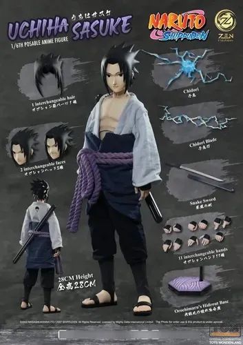 Sasuke Zen Criations naruto shippuden - Hobbies e coleções
