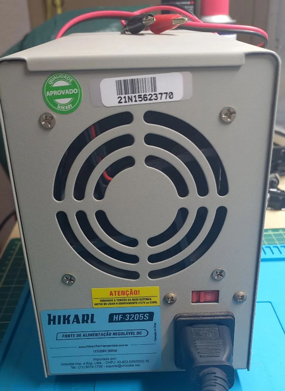 Fonte Assimétrica (bancada) Hikari 3205S 30V 5A Regulável - POUCO USADA - Foto 3