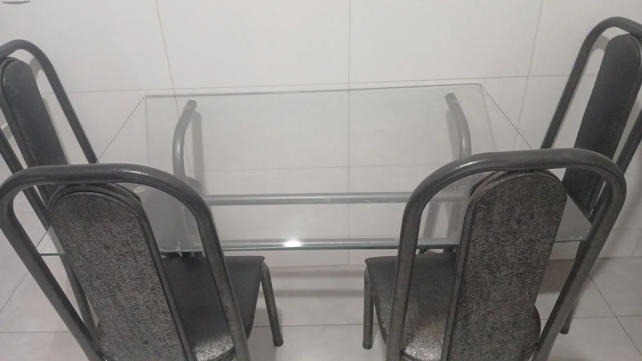 Mesa de Jantar vidro. 