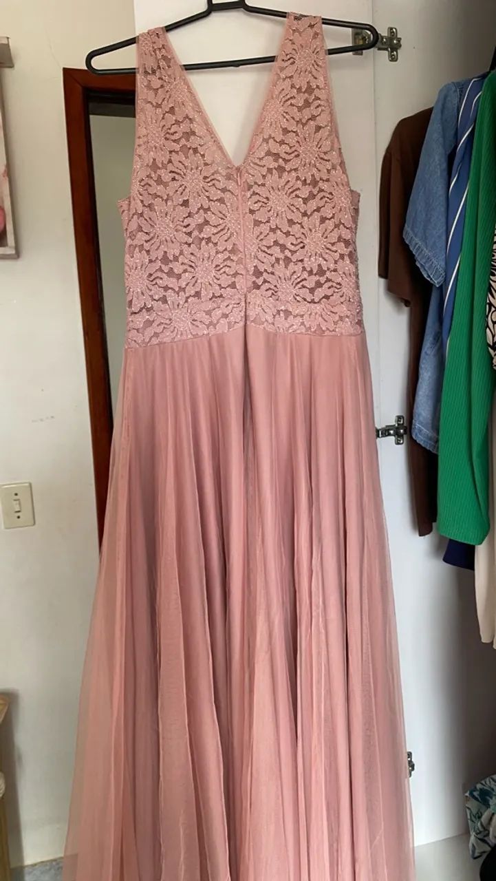 vestido de festa rosa  - Foto 5