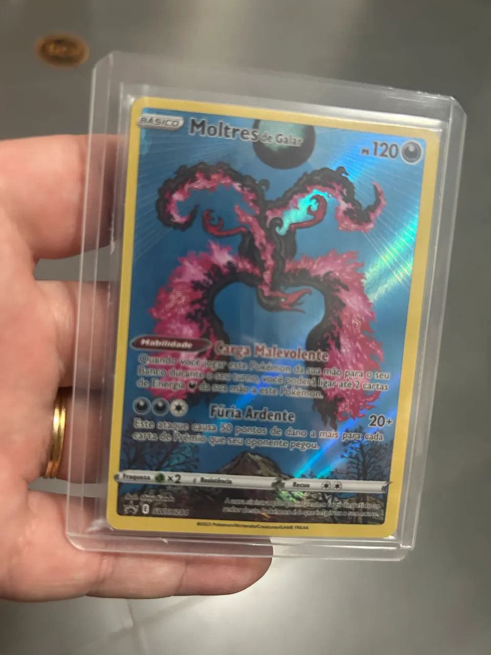 Moltres de Galar Promo Lacrado - Foto 3