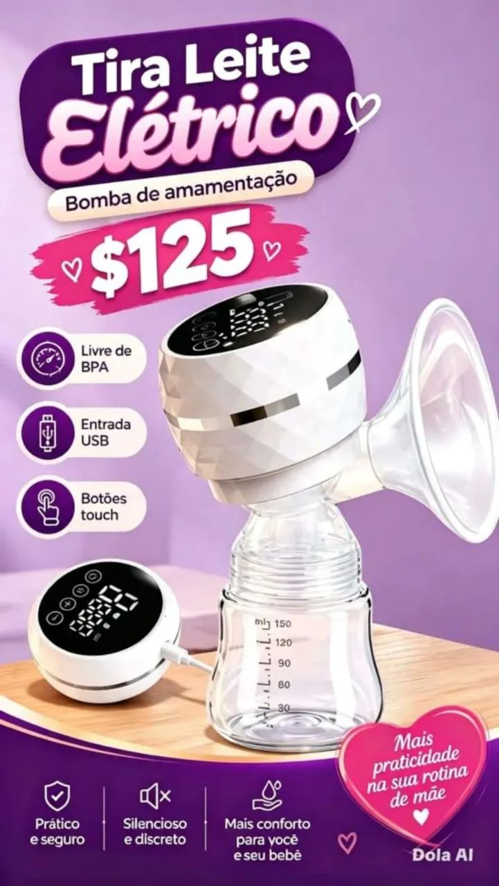 Tira leite elétrico 