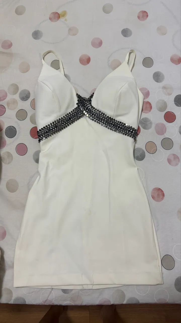 Vestidos curtos (branco) - Foto 4