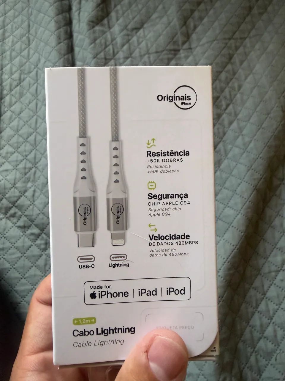Cabo iPlace Lightning 1,2 m - Foto 3