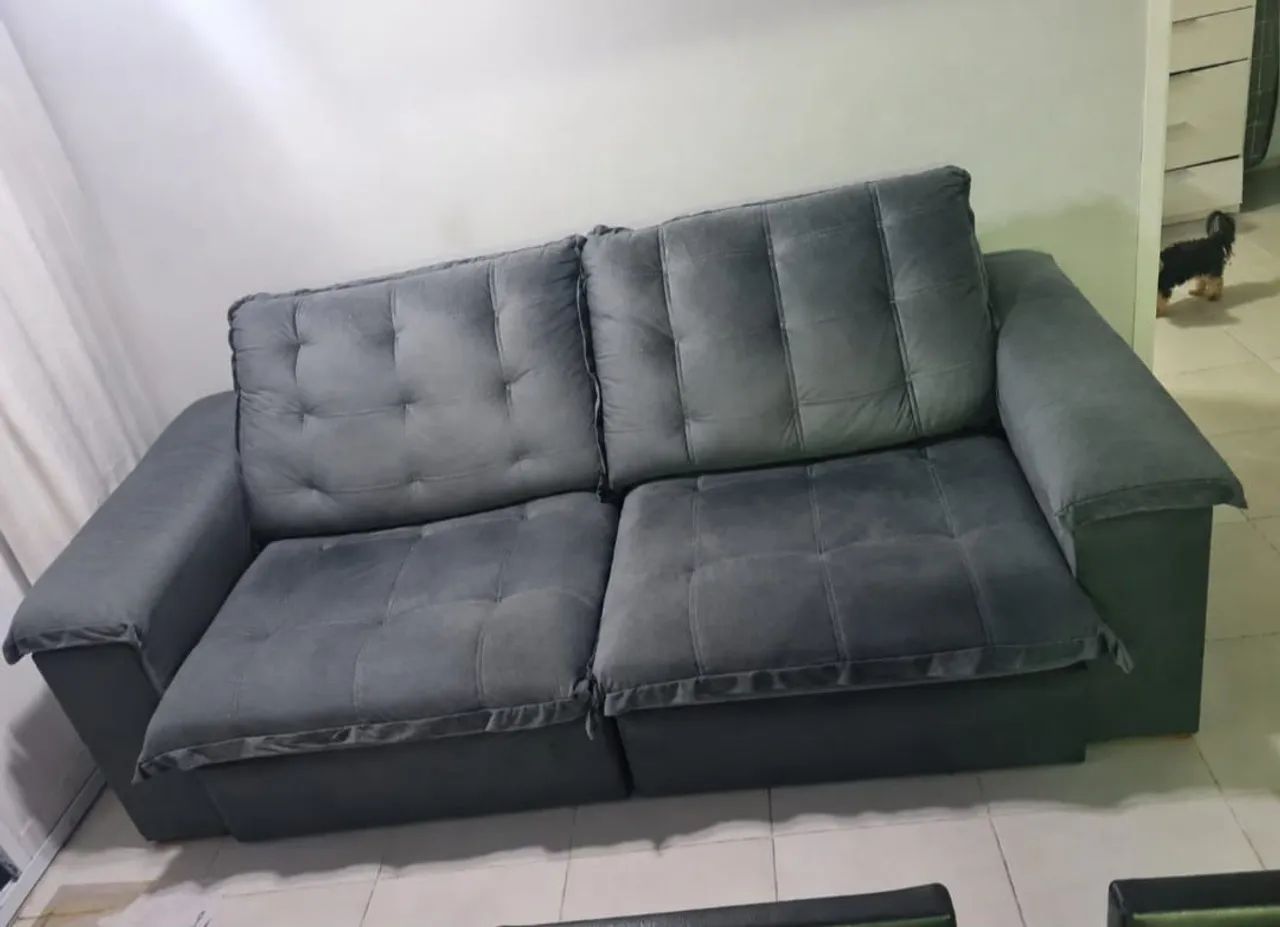 SOFÁ RETRÁTIL E RECLINÁVEL 1.60M