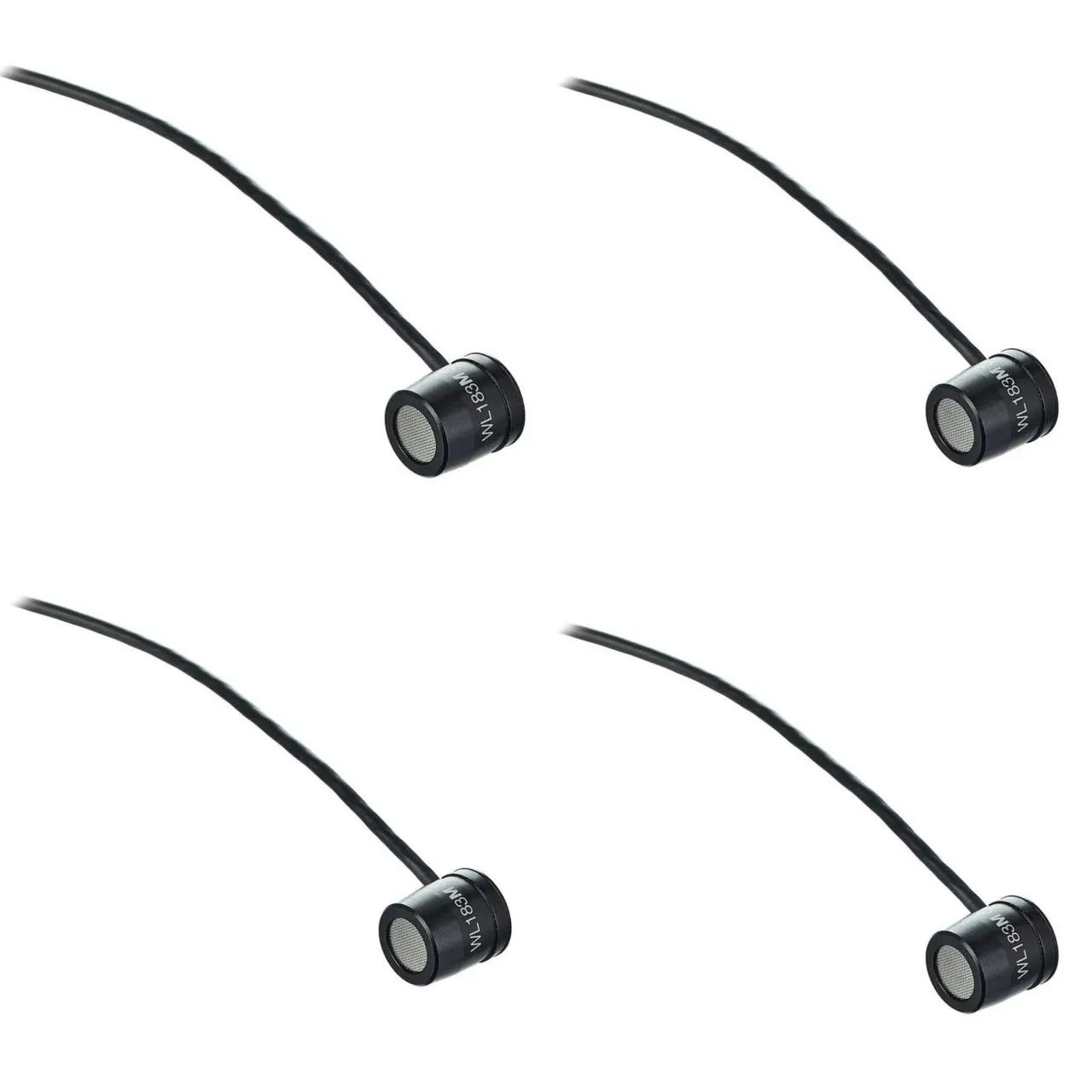 Kit 4 Microfone de Lapela Discreto Profissional Shure WL183M - TA4F - Foto 3