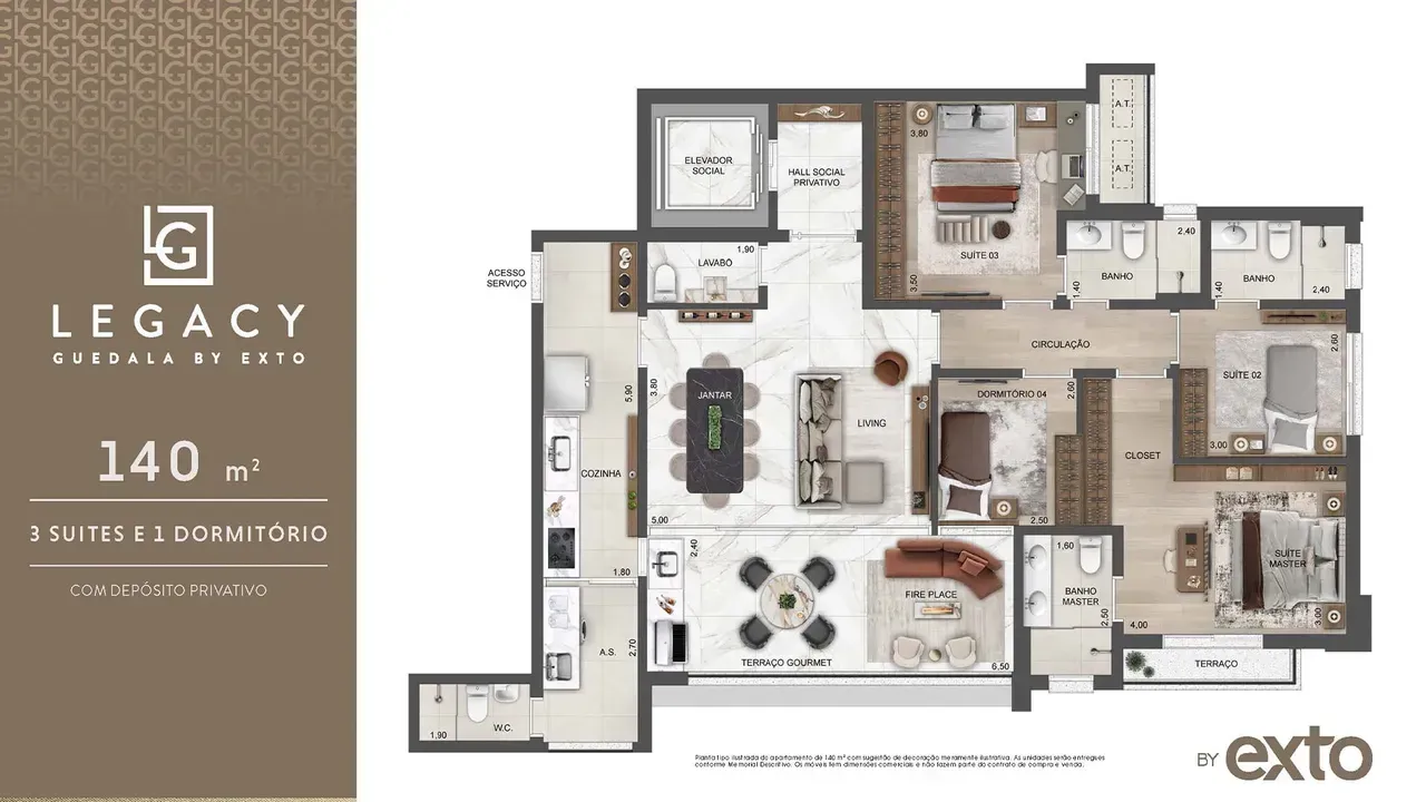 PLANTA 140m²