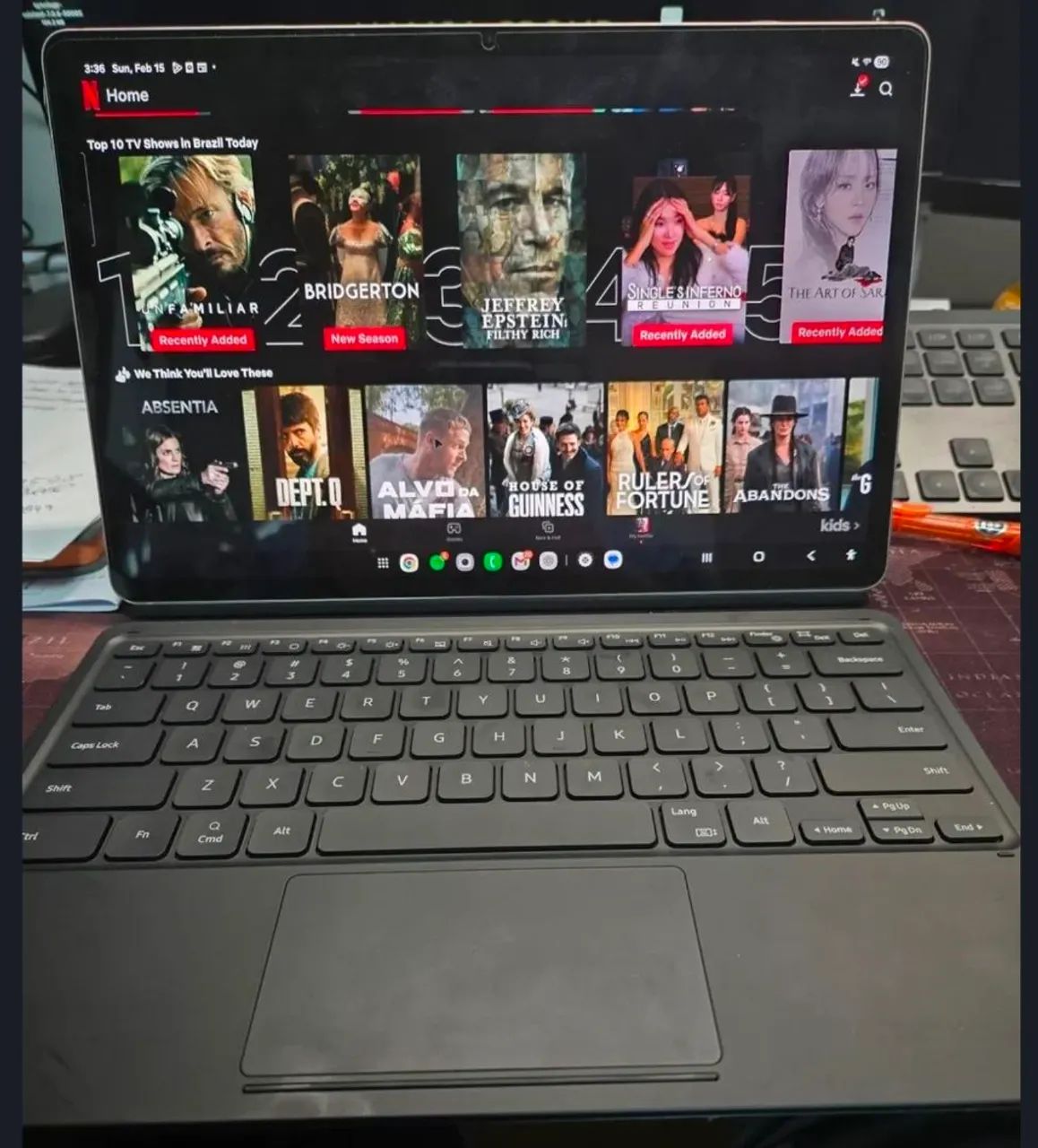 Samsung Galaxy Tab 8 Plus + como novo - Foto 2