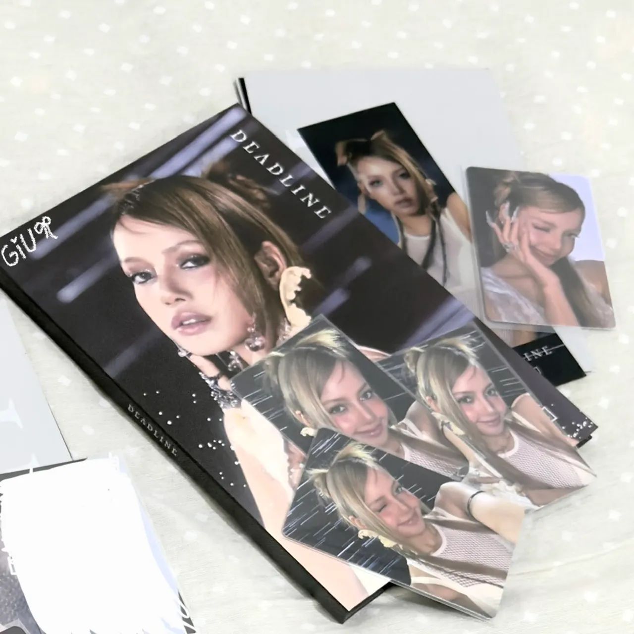 blackpink lisa digipack silver ver. deadline completo + card set