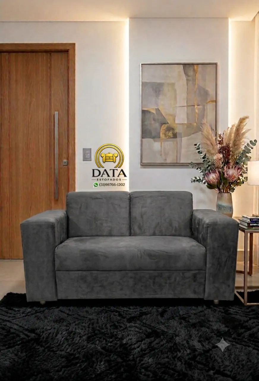 Sofá Poltrona 2 Lugares Promoção - Foto 2