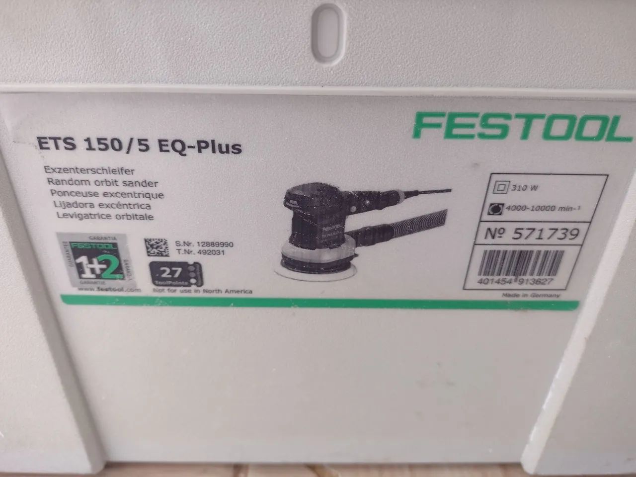 Lixadeira Festool ETS 150 / 5 EQ- Plus  - Foto 2