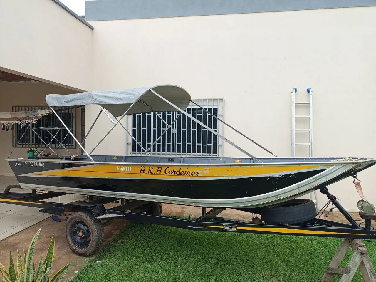 Barco, motor e carretinha  - Foto 2